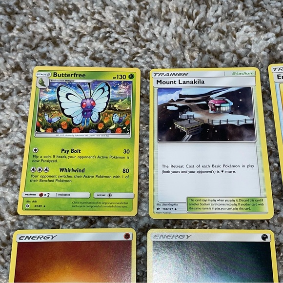2017 POKEMON Trainer Energy Mixed Bundle Card Lot Of 6ea - Picture 2 of 5